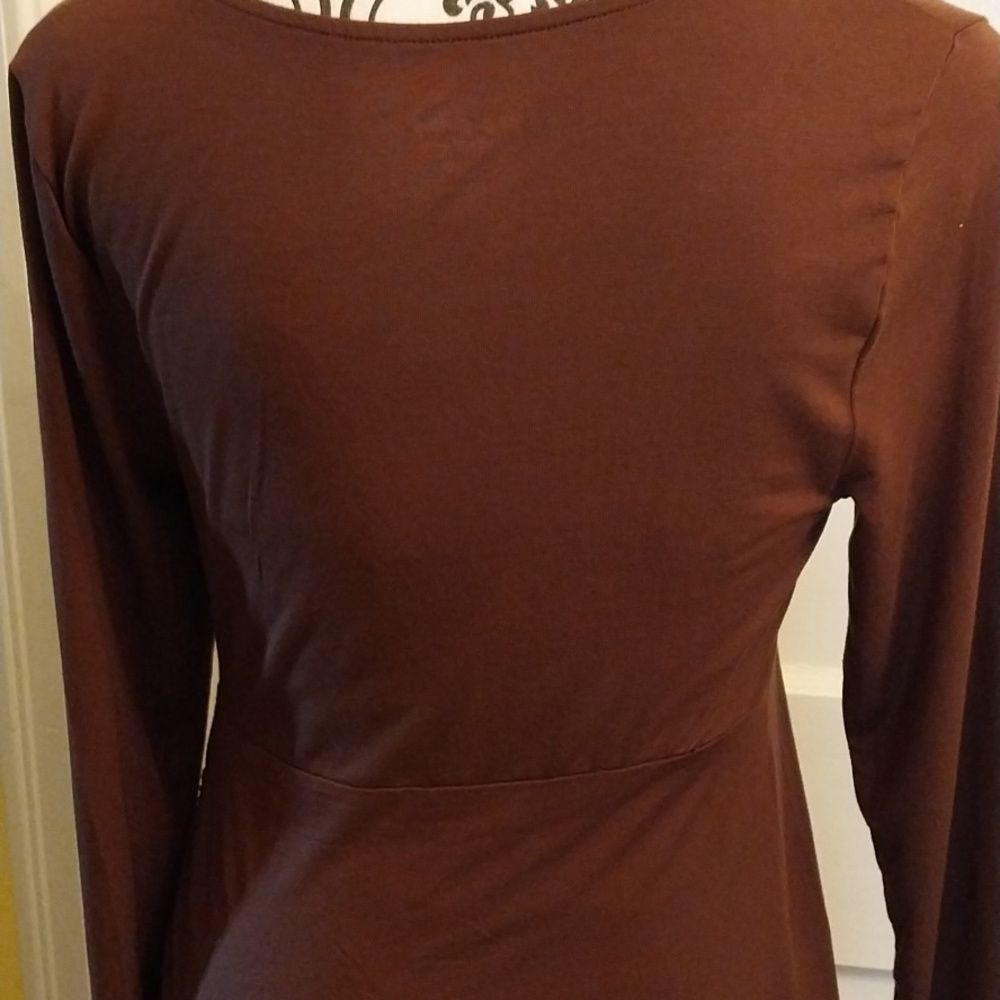 Ingrid& Isabel Long Sleeve Rushed Bodycon Maternity NWT Size M - Picture 6 of 12